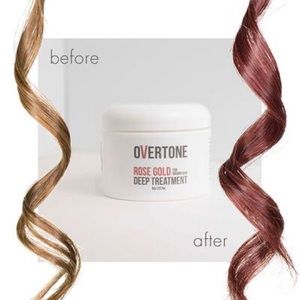 Overtone rose gold conditioner for brown hair